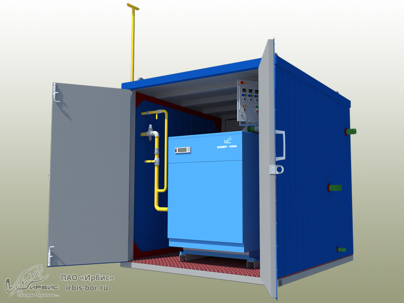 Газовый котел наружного размещения для частного дома